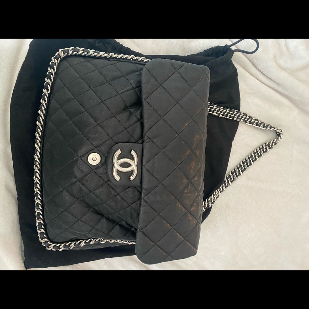 Authentic large Chanel shoulder bag